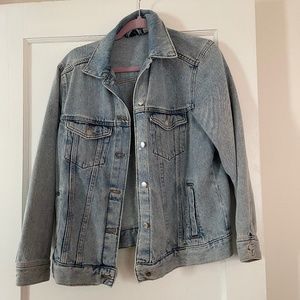 Oversized denim jacket